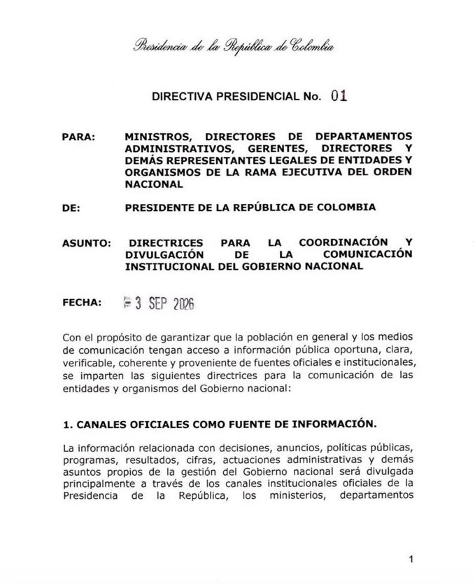 gobierno cambia directrices en la comunicacion oficial al restringir el acceso a medios y entrevistas 1c e1788466488249