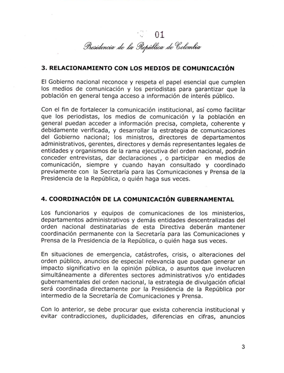 gobierno cambia directrices en la comunicacion oficial al restringir el acceso a medios y entrevistas 3c