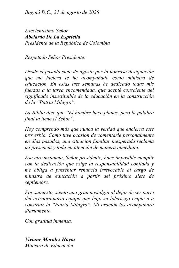 Ilva Myriam Hoyos es nombrada nueva ministra de Educación tras la renuncia de Viviane Morales 2 ilva myriam hoyos es nombrada nueva ministra de educacion tras la renuncia de viviane morales 1