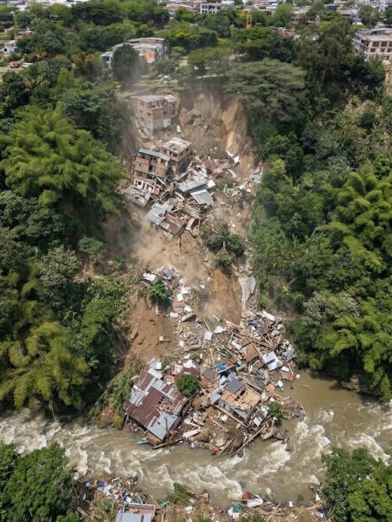 otra tragedia anunciada en el otun talan invaden y construyen en ladera que protege el parque industrial d1732abf 2e71 4f4e 9278 1a594f5c7873