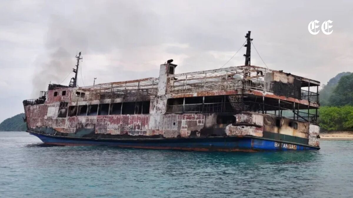 Voraz incendio en un ferry en Filipinas deja al menos cinco personas pierden la vida y 87 desaparecidos 1 voraz incendio en un ferry en filipinas deja al menos cinco personas pierden la vida y 87 desaparecidos ferry filipinas