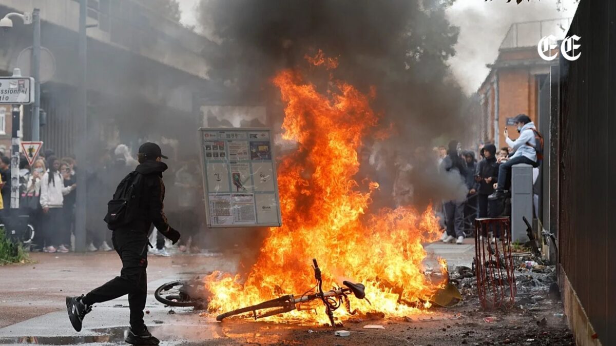 caos en francia por masivas movilizaciones estudiantiles y fuertes enfrentamientos urbanos francia protestas ap