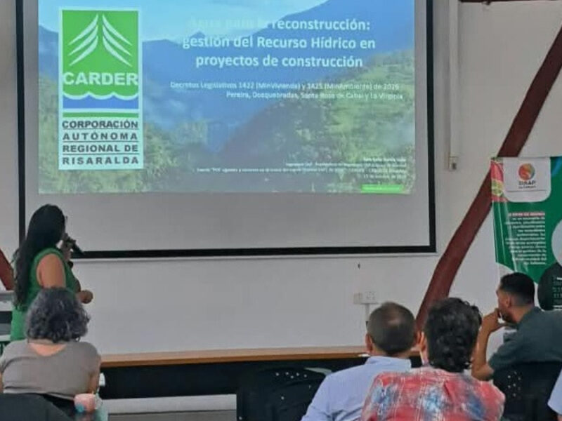 CARDER y Camacol fortalecen el trabajo conjunto por una reconstrucción sostenible de Risaralda