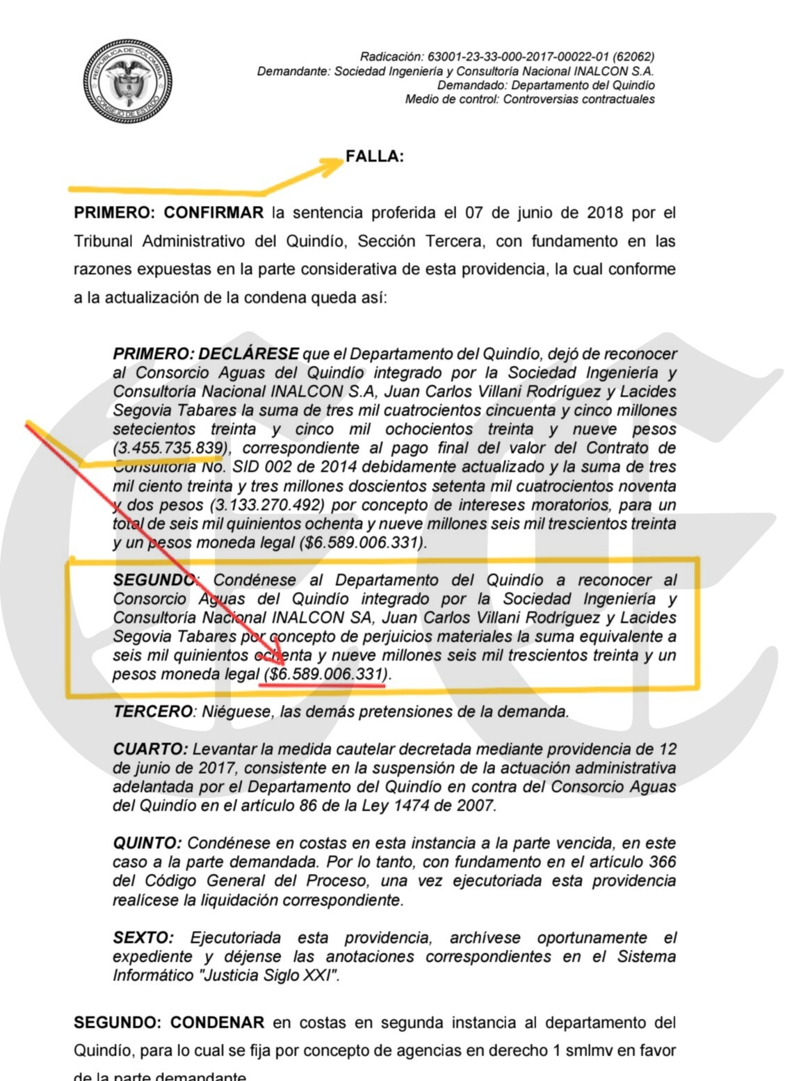 ex gobernador carlos eduardo osorio asume alguna responsabilidad con los 7 000 millones que debera pagar el departamento 7