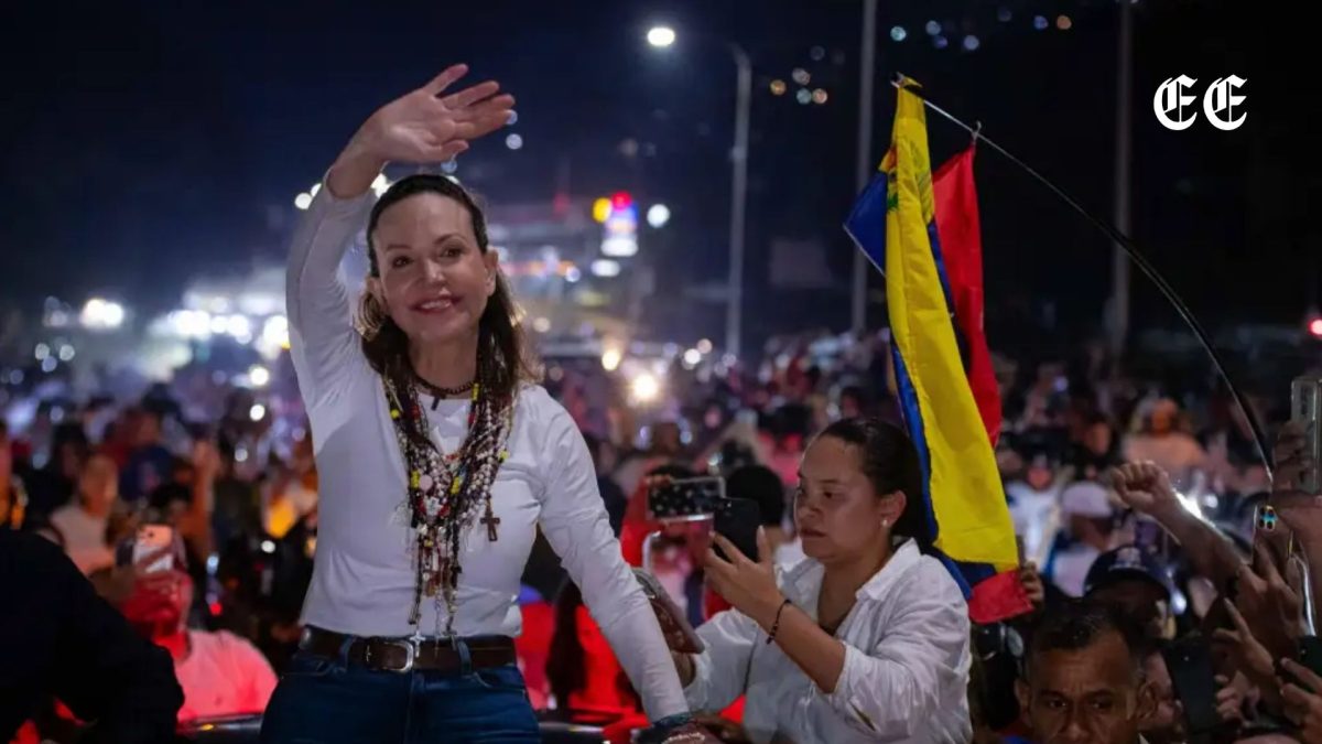 expectativa en venezuela tras el sorpresivo regreso de la lider opositora maria corina machado maria corina en venezuela efe