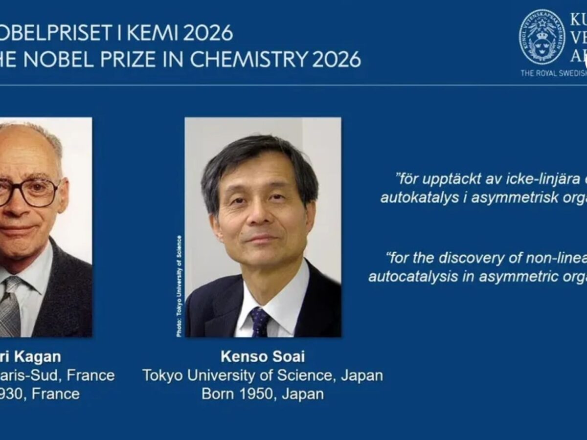 Henri Kagan y Kenso Soai ganan el Nobel de Química 2026 por el hallazgo que descifra la asimetría esencial de la vida