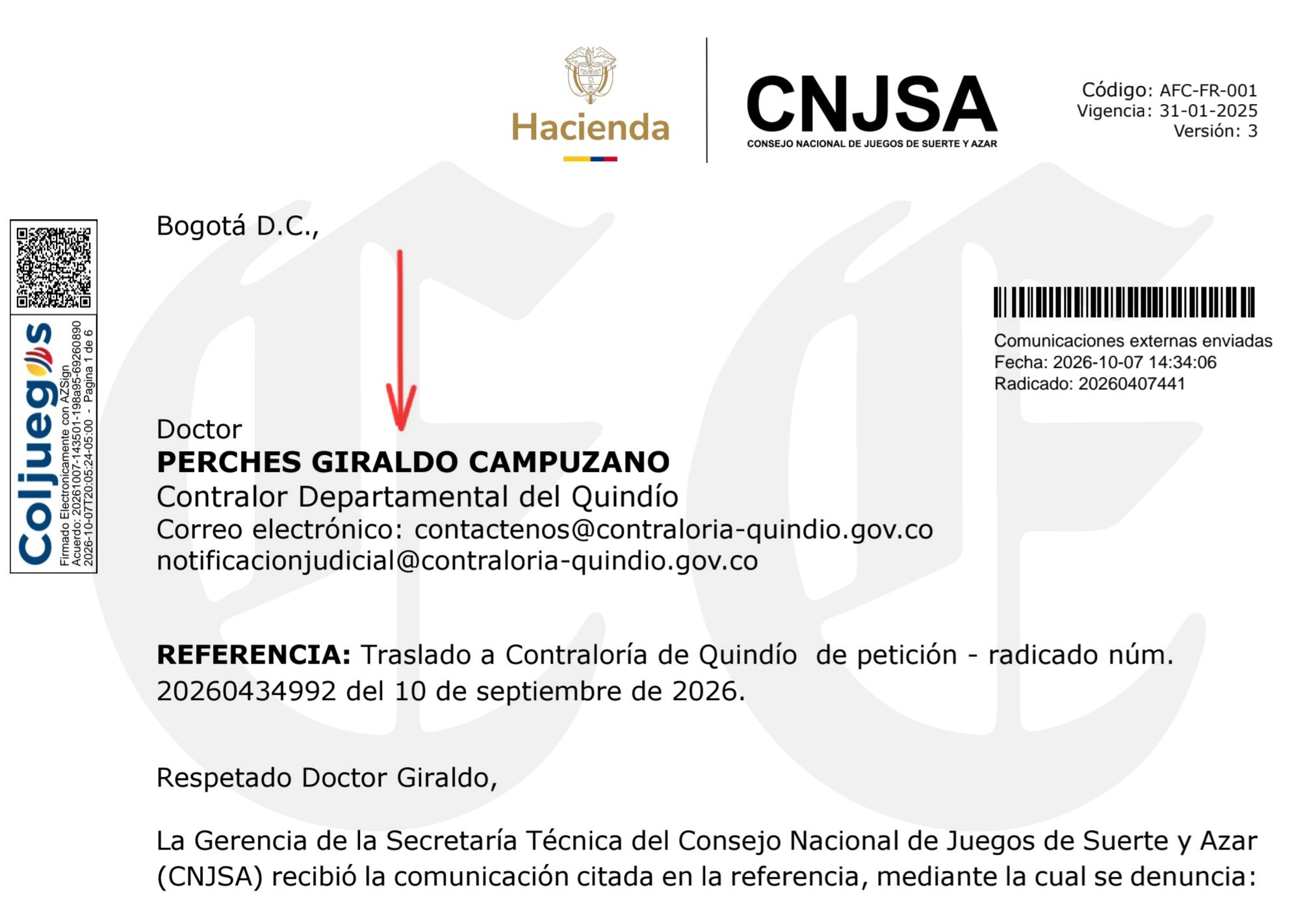 primicia fiscalia contraloria y procuraduria investigan funcionarios de gobernacion y loteria del quindio c 1