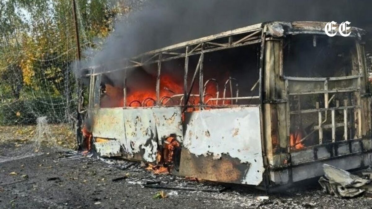 tragedia en kramatorsk deja 30 personas sin vida tras bombardeo contra autobuses civiles ucrania redes sociales