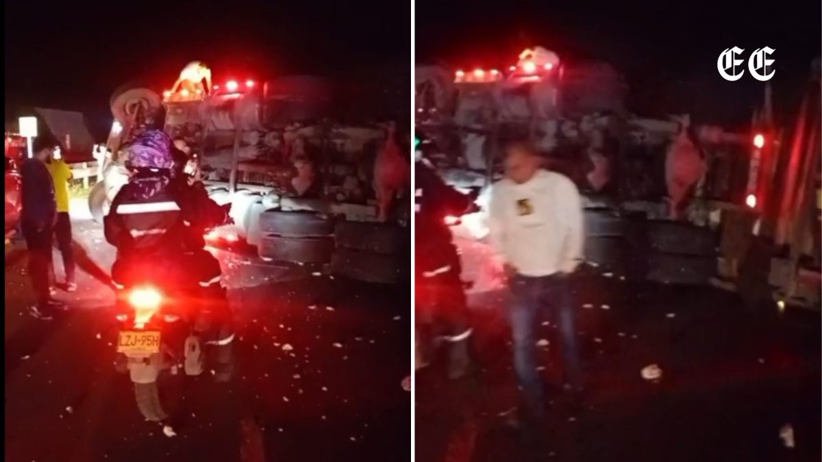 volcamiento de tractomula en la via bogota girardot provoca restricciones y cierre total temporal tracto camion redes sociales